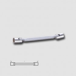 Klíč nástrčný oboustranný 14x15mm, 12-ti hranný lesklý