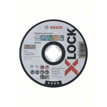 BOSCH X-LOCK Multi Construction 125mm