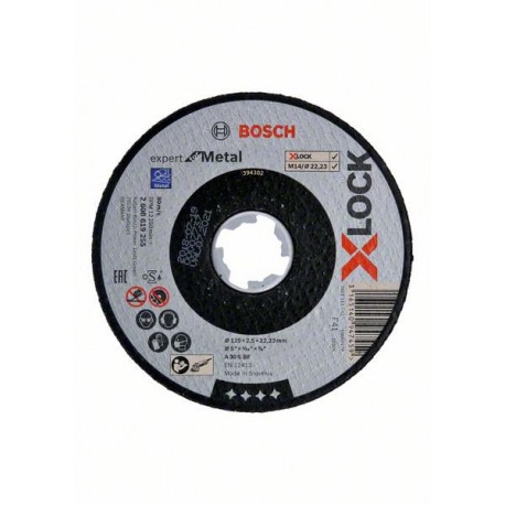 BOSCH X-LOCK Expert for Metal125mm