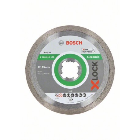 BOSCH X-LOCK Standard for Ceramic 125mm