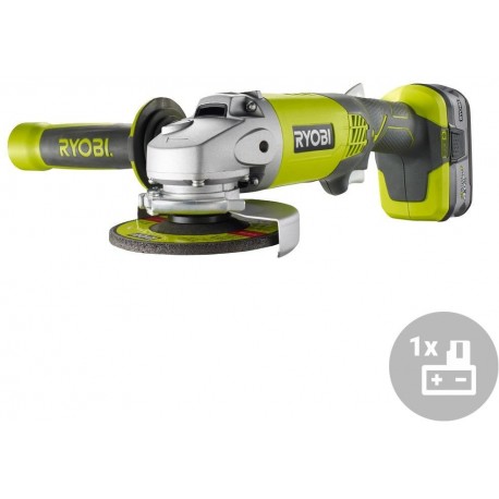 RYOBI Aku úhlová bruska R18AG-140S, 18V, 115mm One+