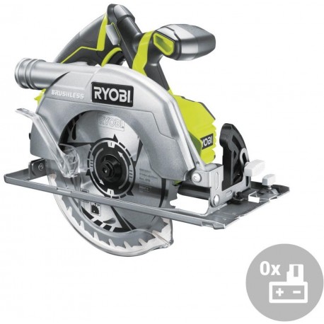 RYOBI Aku bezuhlíková okružní pila R18CS7-0, 18V, 184mm