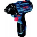 BOSCH GDR 120-LI Aku utahovák rázový 12V, 100Nm, 2x1,5Ah, kufr