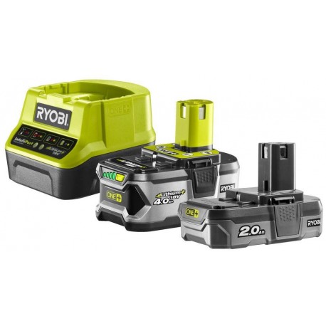 RYOBI Set akumulátor + nabíječka RC18120-242, 1x 18V/4Ah, 1x 18/2Ah