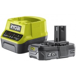 RYOBI Set akumulátor + nabíječka RC18120-120, 1x 18V/2Ah