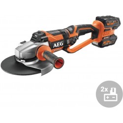 AEG Aku úhlová bruska BEWS 18-230BL LI-602C, bezuhlíková, 18V, 230mm