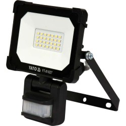 YATO Reflektor SMD LED, 20W, 1800lm, IP54, pohyb. sensor YT-81827