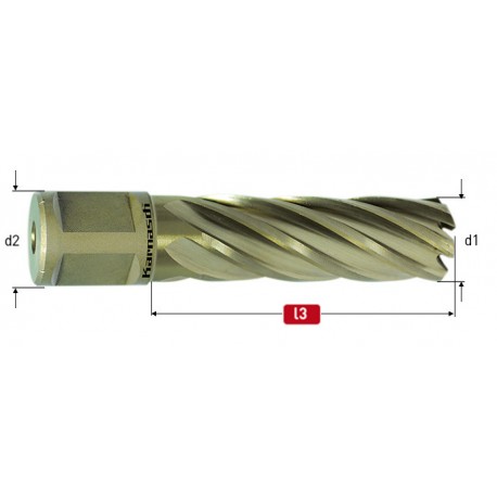 Jádrový vrták do kovu Gold Line Weldon délka 55 mm