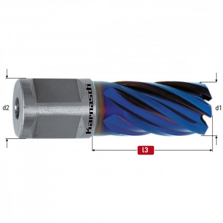 Jádrový vrták do kovu Blue Line délka 30 mm