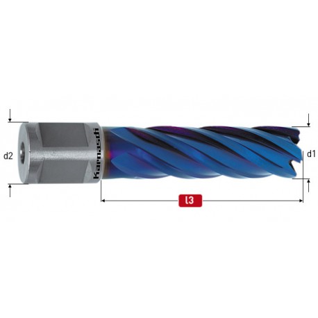 Jádrový vrták do kovu Blue Line délka 55 mm