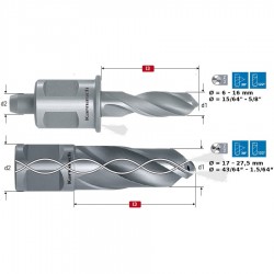Spirálový vrták do kovu Drill-Line Silver délka 30 mm