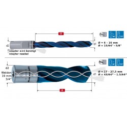 Spirálový vrták do kovu Drill-Line délka 40 mm