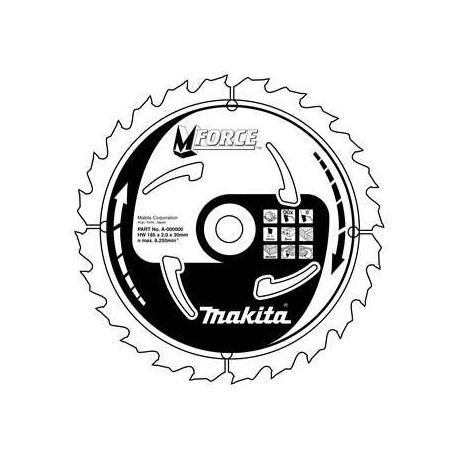 MAKITA B-08012 pilový kotouč 170x30 24 Z ,new B-32013