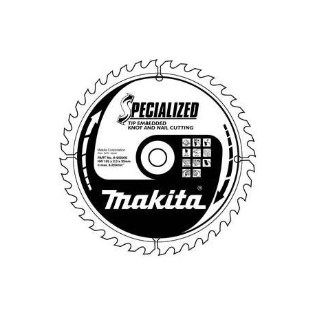 MAKITA B-09400 pilový kotouč 185x15,88 24 Z dřevo STOP