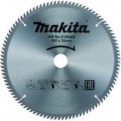 MAKITA D-65408 pilový kotouč 260x30mm 100Z