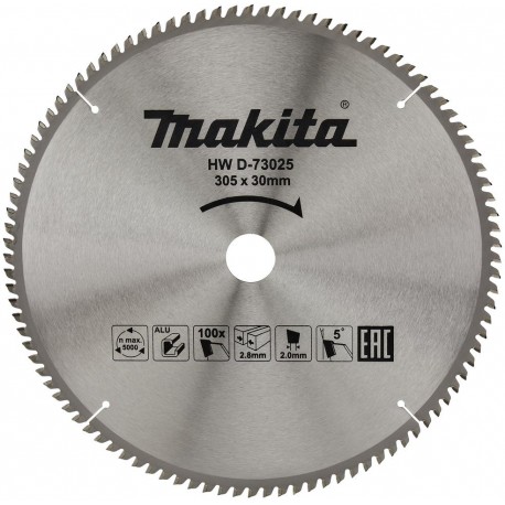 MAKITA D-73025 pilový kotouč na hliník 305x30x100T TCT