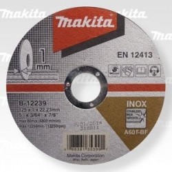 MAKITA B-12239 řezný kotouč 125x1x22 nerez,oldP-53023