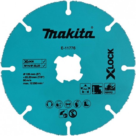 MAKITA E-11776 řezný kotouč TCT X-LOCK 125mm