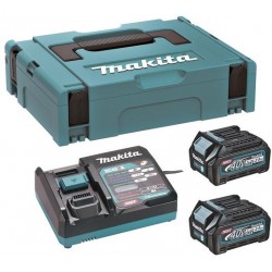 MAKITA 191J81-6 Sada Li-ion XGT 40V 2ks BL4025 + 1ks DC40RA + 1ks Makpac 1