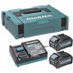 MAKITA 191J97-1 Sada Li-ion XGT 40V 2ks BL4040 + 1ks DC40RA + 1ks Makpac 1