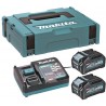 MAKITA 191J97-1 Sada Li-ion XGT 40V 2ks BL4040 + 1ks DC40RA + 1ks Makpac 1