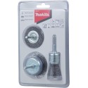 MAKITA D-66070 sada ocelových kartáčů 3ks