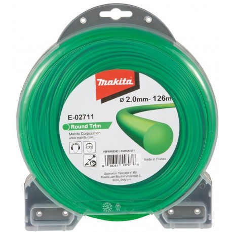 MAKITA E-02711 struna nylonová 2,0mm, 126m, zelená, kulatá , old369224791