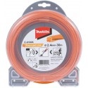 MAKITA E-01806 struna nylonová 2,4mm, oranžová, 30m, speciální pro aku stroje,old198502-9