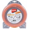 MAKITA E-01806 struna nylonová 2,4mm, oranžová, 30m, speciální pro aku stroje,old198502-9