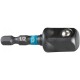 MAKITA B-66874 torzní adaptér 1/4" Impact Black, čtyřhran 1/2", 50mm