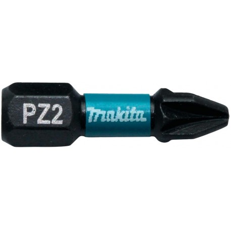 MAKITA B-63644 torzní bit 1/4" Impact Black PZ2, 25mm 2 ks