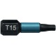 MAKITA B-63666 torzní bit 1/4" Impact Black T15, 25mm 2 ks