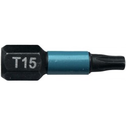 MAKITA B-63666 torzní bit 1/4" Impact Black T15, 25mm 2 ks