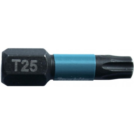 MAKITA B-63688 torzní bit 1/4" Impact Black T25, 25mm 2 ks