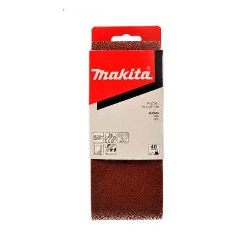 MAKITA P-37091 brus.pásy457x76 K40 5ks,oldP-20068