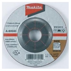 MAKITA A-80640 brusný kotouč 115x6x22 nerez