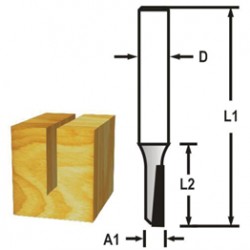 MAKITA D-47400 Drážkovací fréza 1 břit stopka 8 mm,6x19x51 mm