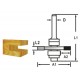 MAKITA D-48957 Kotoučová fréza složiskem stopka 8 mm,47,6x2,5x59 mm