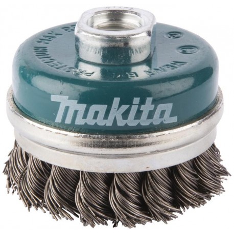 MAKITA D-24153 miskovitý kartáč z ocelového drátu,vlnitý drát 0,5mm,60mm