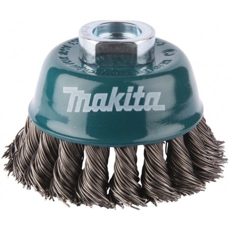 MAKITA D-24131 miskovitý kartáč z ocelového drátu,vlnitý drát 0,5mm,75mm