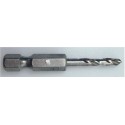 MAKITA B-56437 nýtovací vrták do kovu HSS šestihran 1/4" 3,3 x 50mm, 10 ks bal