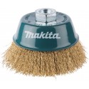 MAKITA D-39805 miskovitý kartáč z mosazného drátu,vlnitý drát 0,3mm,100mm
