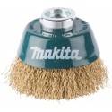 MAKITA D-39746 miskovitý kartáč z mosazného drátu,vlnitý drát 0,3mm,60mm