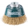 MAKITA D-39746 miskovitý kartáč z mosazného drátu,vlnitý drát 0,3mm,60mm