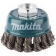 MAKITA D-24119 miskovitý kartáč z ocelového drátu,vlnitý drát 0,5mm,60mm