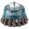 MAKITA D-24119 miskovitý kartáč z ocelového drátu,vlnitý drát 0,5mm,60mm