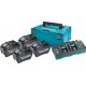 MAKITA 191U42-2 Sada Li-ion XGT 40V 4ks BL4050F + 1ks DC40RB + Makpac 3