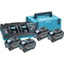 MAKITA 191U42-2 Sada Li-ion XGT 40V 4ks BL4050F + 1ks DC40RB + Makpac 3