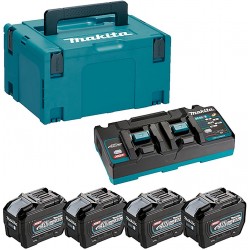 MAKITA 1910A8-3 sada Li-ion XGT 40V 4ksBL4080F+1ksDvojnabíječkaDC40RB+1ksMakpac