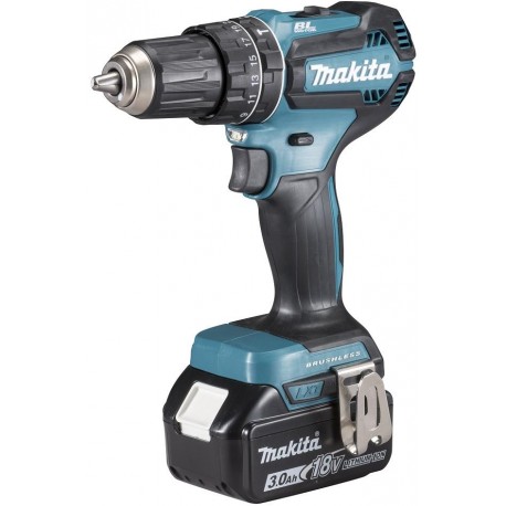 MAKITA DHP485RFJ Aku bezuhlíkový příklepový šroubovák Li-ion LXT 18V/3,0 Ah,Makpac